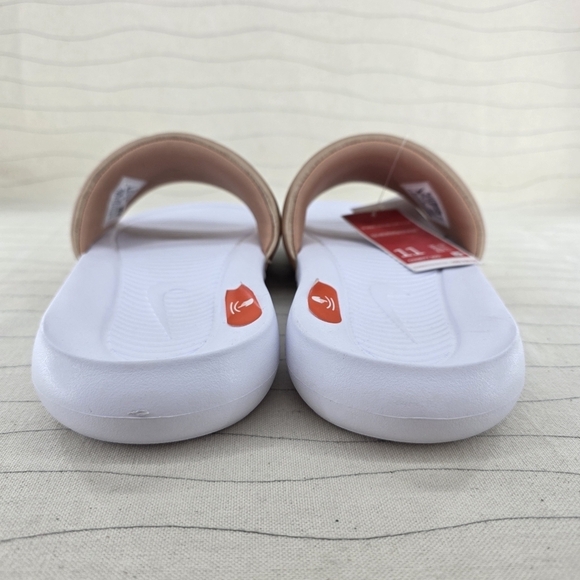 Nike Womens Victori One Metallic Red Bronze White Slides CN9677-900 Size 11 NEW - Picture 5 of 11
